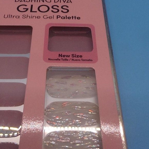 Dashing Diva Gloss Ultra Shine Gel Palette 32 Nail Strips AFTER GLOW - Picture 2 of 3
